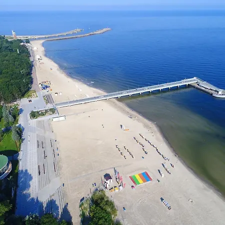Flat With A Large Terrace, Kolobrzeg, Cleaning Included Apartment